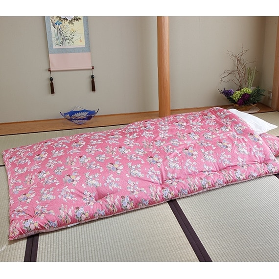 2,200円お得] わた打ち直し 柄お任せ 掛布団／ふっくら敷布団セット