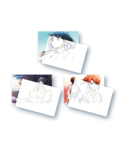 魔法科高校の劣等生 10周年記念 原画クリアファイル≪Bセット