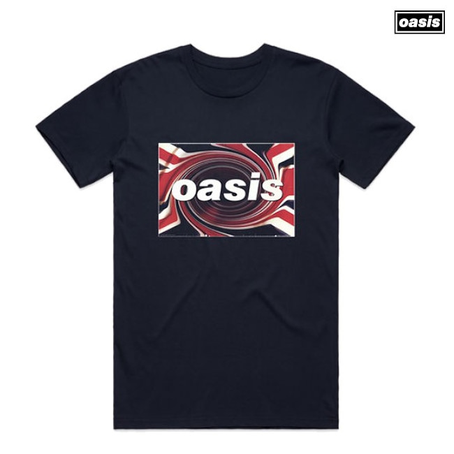Oasis / オアシス - UNION JACK Tシャツ(ネイビー) | Tシャツ