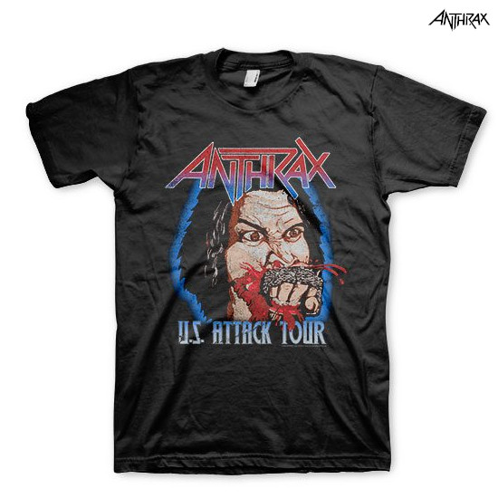 Anthrax / アンスラックス - U.S. Attack Tour Tシャツ(ブラック) | T