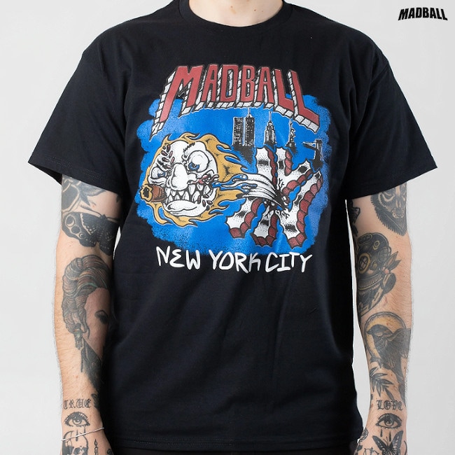 Madball / マッドボール - NYC Cartoon Tシャツ (ブラック) | すべての
