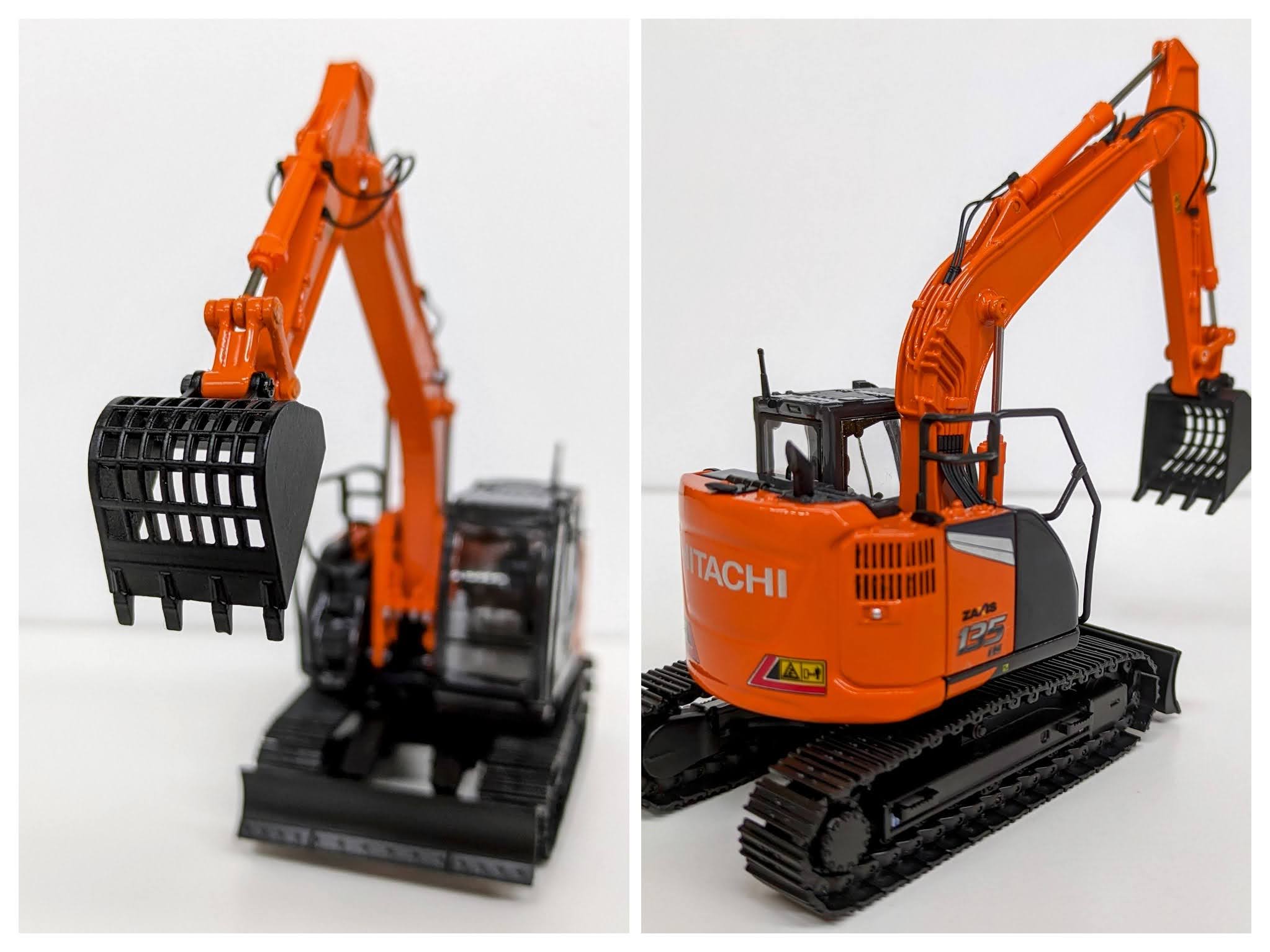 HITACHI ZAXIS135US-7 EXCAVATOR スケルトンバケット仕様 | ショベル