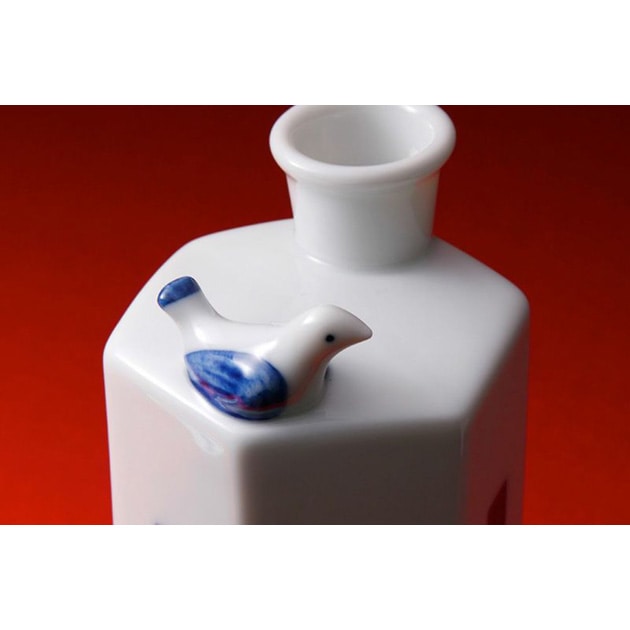 酒雑貨[菊水酒造]酒器 うぐいす盃と徳利【梅木】セット/単品【化粧箱入