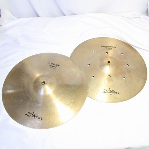 中古】ZILDJIAN / MOD A.ZILDJIN ROCK Hihat 15インチ 1460/1634 改造
