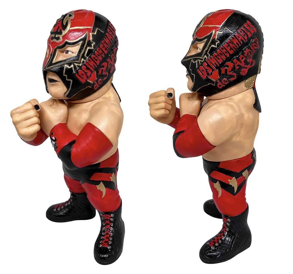 16dソフビコレクション026 新日本プロレス BUSHI [限定赤黒