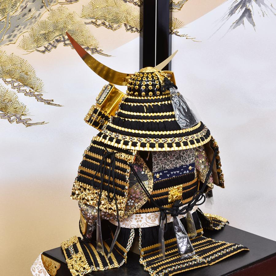 五月人形 コンパクト 鎧 鎧飾り おしゃれ 10号 昇龍 初節句飾り 金