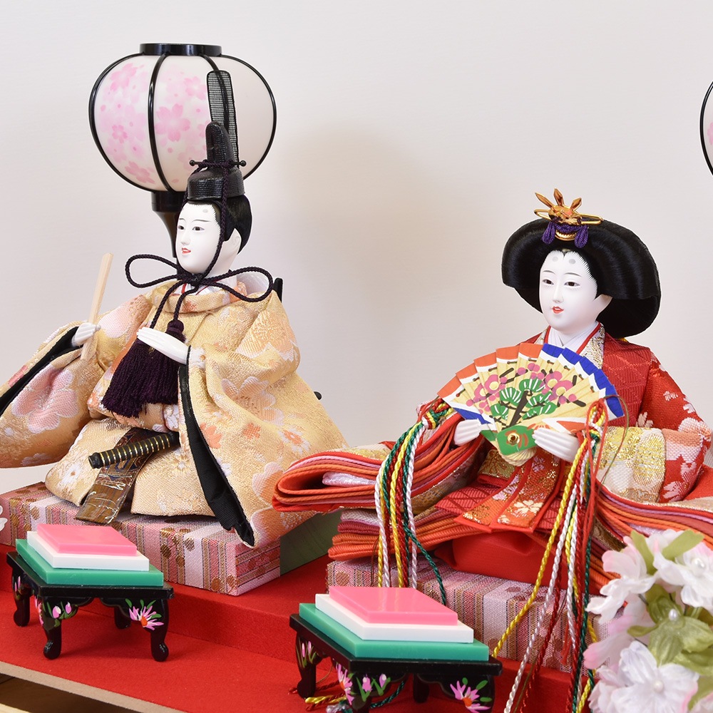 雛人形 ケース飾り ひな人形 おしゃれ 菜摘 小三五 親王飾り 233-242