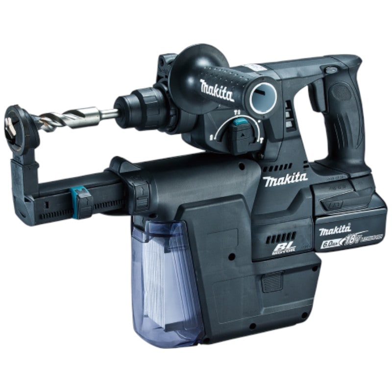 マキタ 充電式ハンマドリル 24mm HR244DGXVB 集じんシステム付き（黒