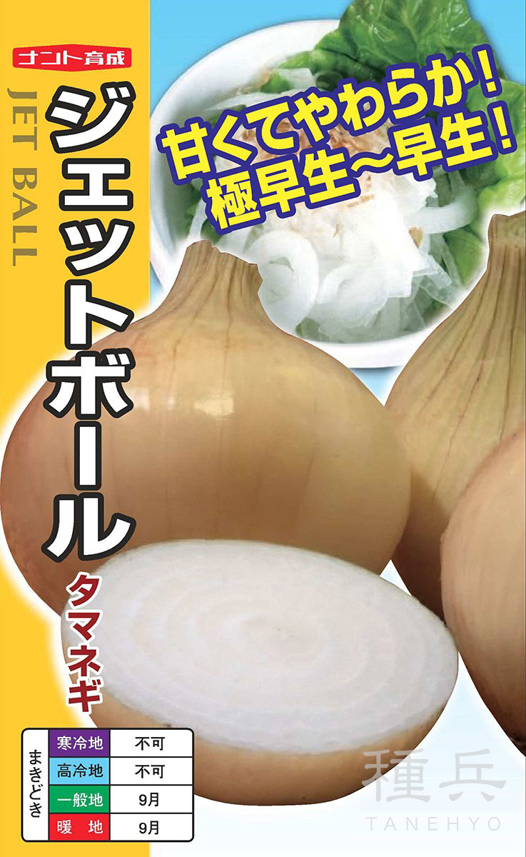 極早生タマネギ 種 『ジェットボール』 ナント種苗 | たね,根菜の種