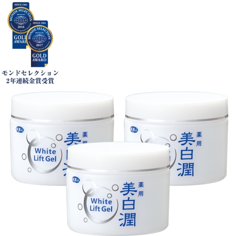 旅美人ストア】 ホワイトリフトゲル美白潤 80g 3個入