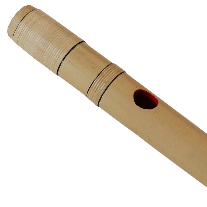 紫水民謡笛 篠笛 ドレミ調 6穴 9本調子・10本調子・11本調子 籐巻半重