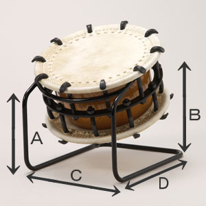 締太鼓台 太鼓スタンド 締太鼓用座り台 鉄製 | 太鼓台,締太鼓用 通販
