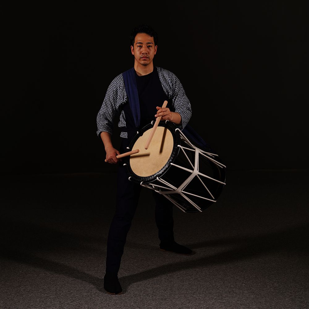 セミオーダー 桶太鼓 桶胴太鼓 かつぎ桶太鼓 1尺4寸（鼓面:42cm） 暁