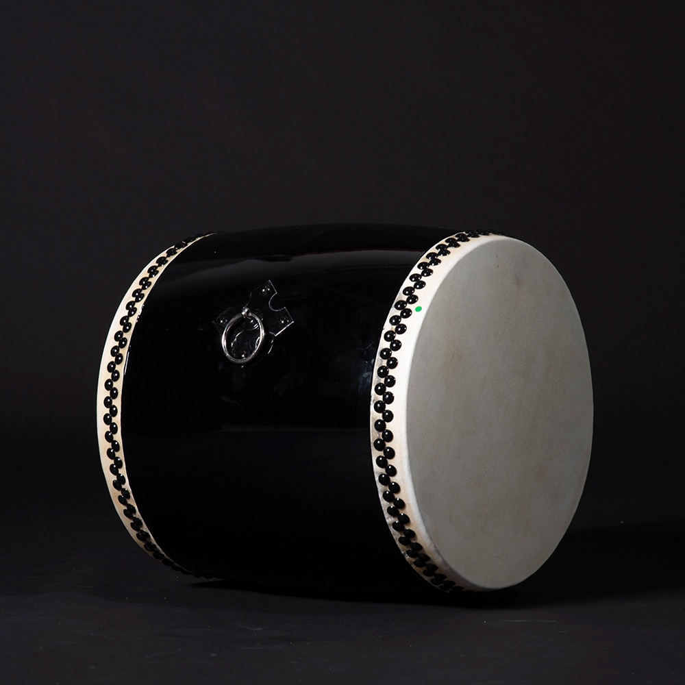 エイサー太鼓 黒色 エイサー大太鼓 1尺 幼児・園児向 バチ1本付