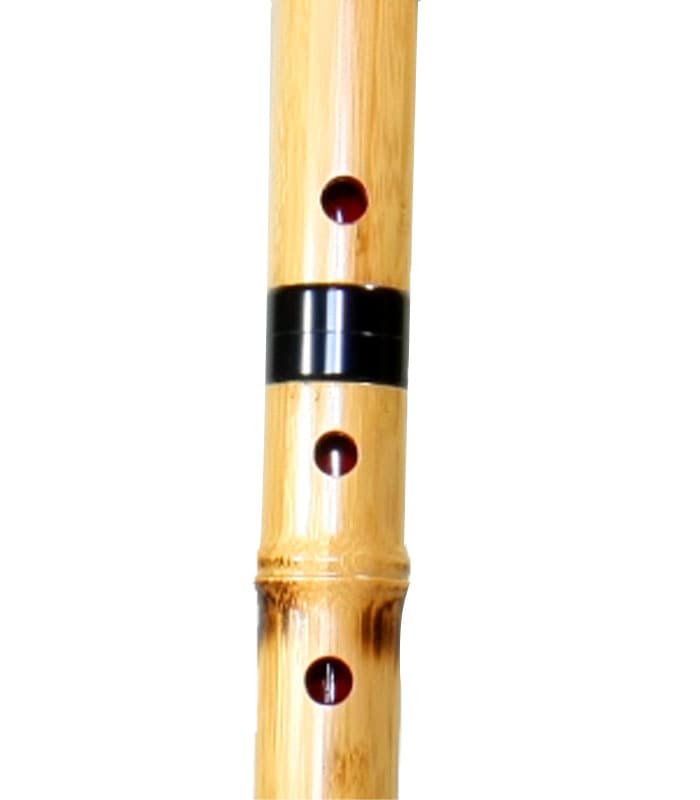 蝴蝶宝 尺八 合竹 直管 節あり 継ぎ手あり 1尺3寸 1尺4寸 （0103