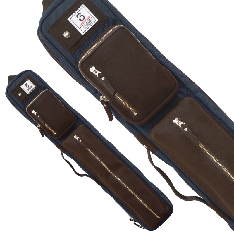 3seconds 【スリーセカンズ】 キューケース ネイビー 3S-3B4S-2 (NAVY