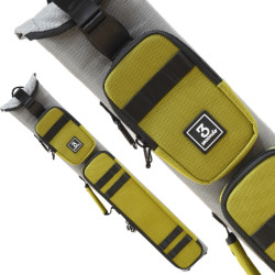 3seconds 【スリーセカンズ】 キューケース ブラック×オレンジ 3バット