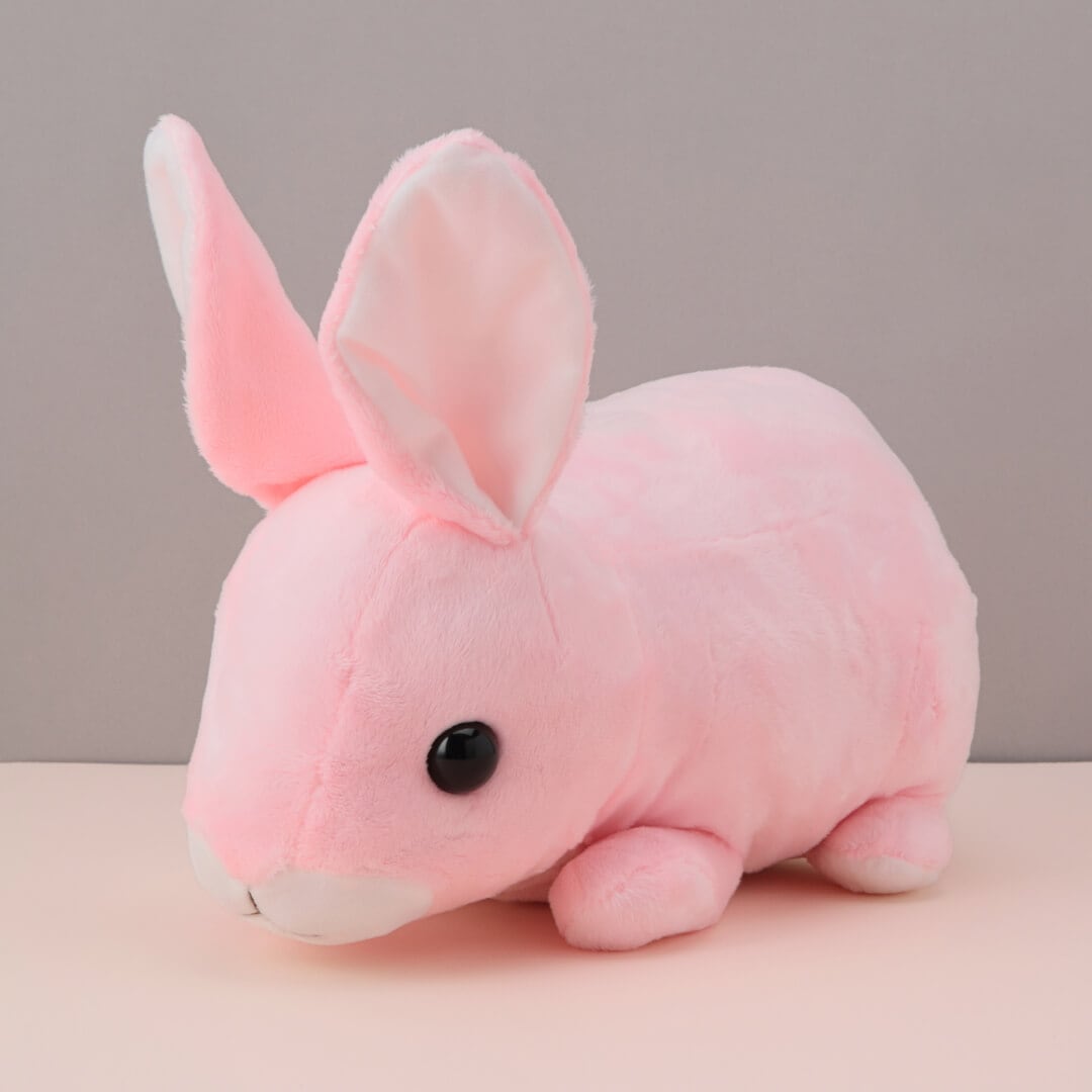 もちもちうさぎ大ピンク | ぬいぐるみ | てんのうじどうぶつえん