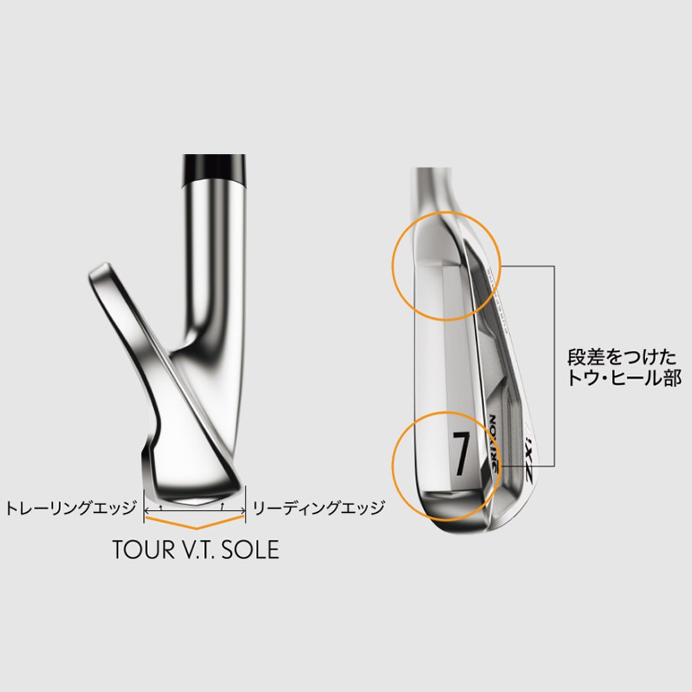 5‐Pwセット】スリクソン ZXi 5 black ブラッククロムアイアン モーダス