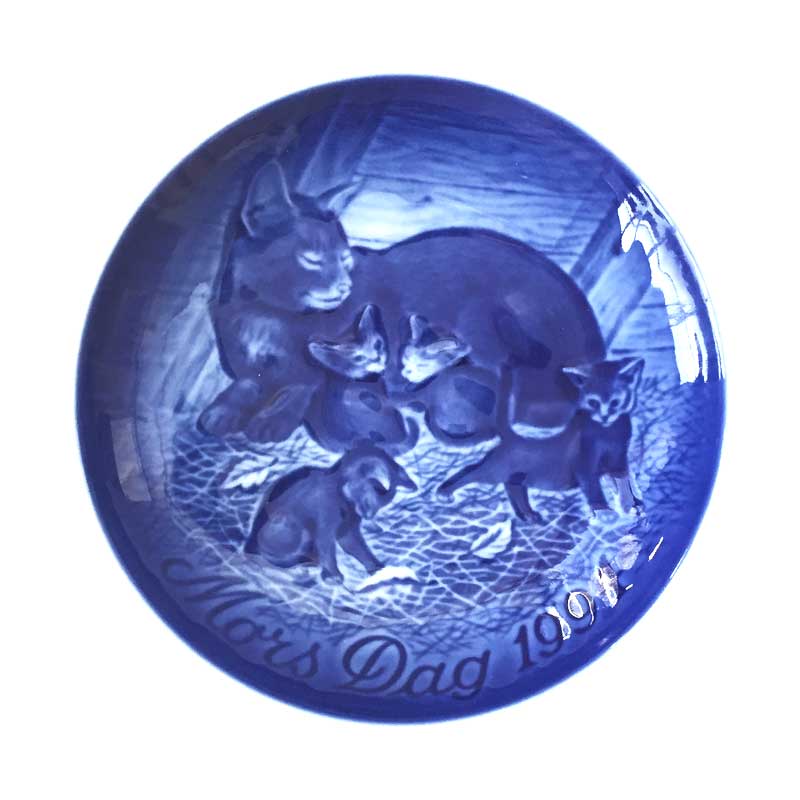 Bing & Grondahl ビングオーグレンダール マザーズデー 猫のプレート