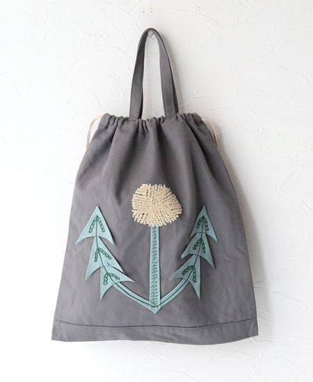 ミナペルホネン mina perhonen tanpopo タンポポ 巾着バッグ（大