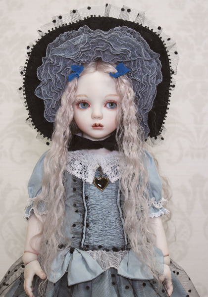 佐々木 士甫 作/ 球体関節人形 オールビスクドール 「 アイスブルーの