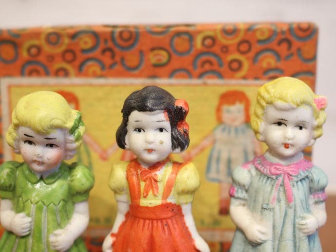 陶器 少女3人組人形 日本製 3F333 | すべての商品 | timeroman-shop