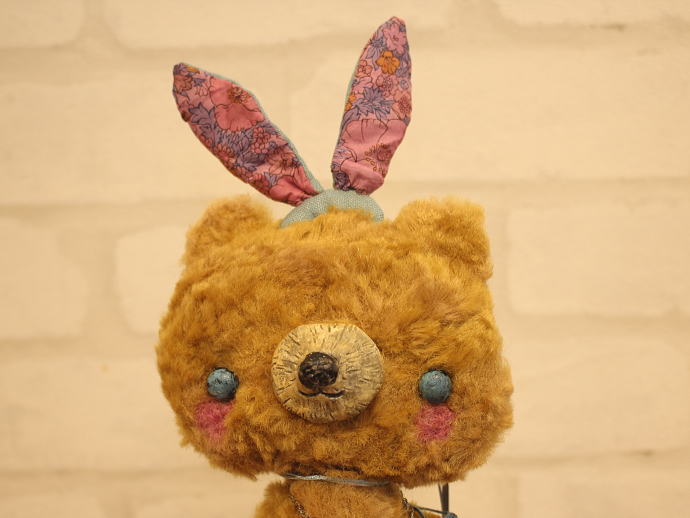 最終値下！加藤日砂1996年•TRAD BEAR 体長75cm大型テディベア・珍 最終