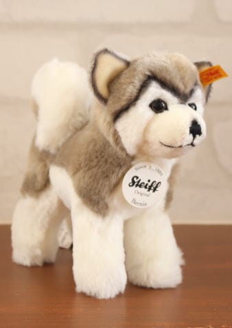 Steiff （ドイツ生まれの老舗メーカー、シュタイフ社） ・ ハスキー犬