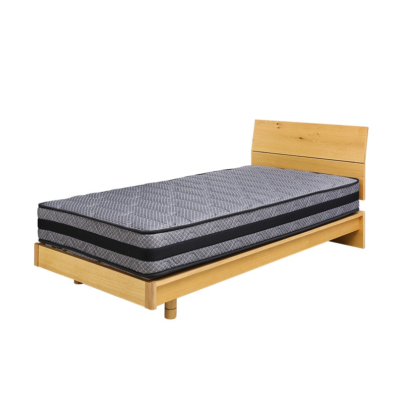 ベッドフレーム アザレア OAK ※ベッドフレームのみ【大型商品配送便で