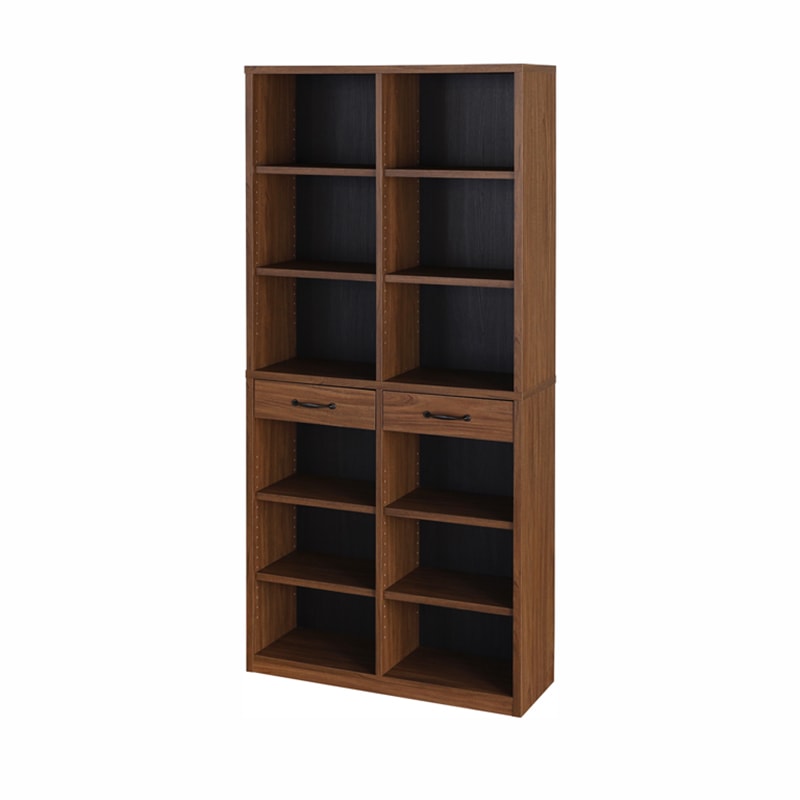 引出し付き書棚 IF リバタナ RVT-1885H 白井産業【お客様組立商品】の