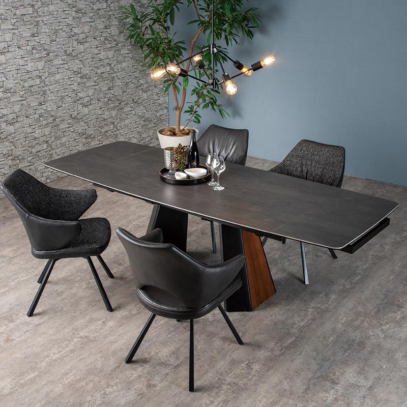 回転チェア ディーゼル2 PC BK/BK【大型商品配送便でのお届け】の通販