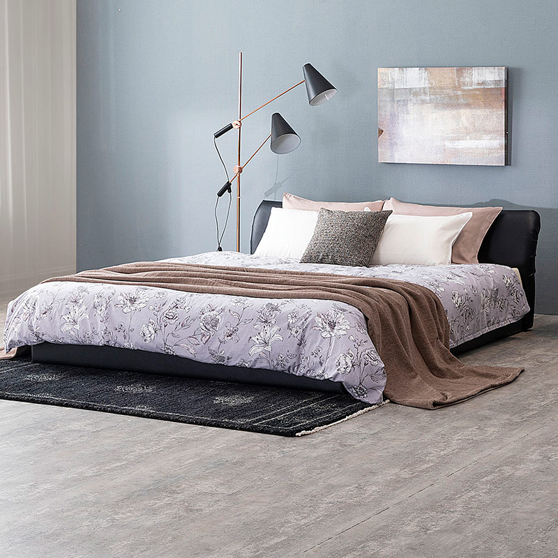 クイーンベッドセット ファレーナD008 BK+TOR270【大型商品配送】※納期