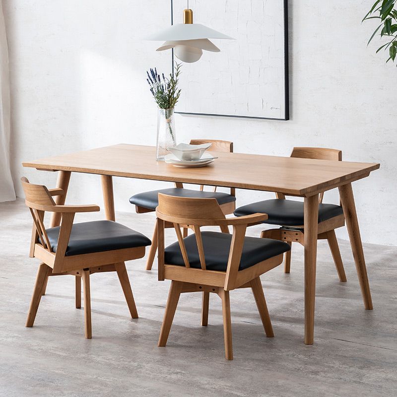 ダイニング5点セット（if NEST）FENIX2 180TOP OAK + 脚SAMANTHA NEO2