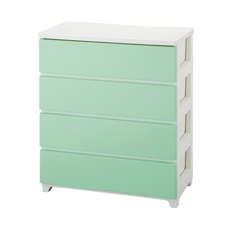 PCチェスト カラースタイルチェストワイド4段の通販｜東京インテリア