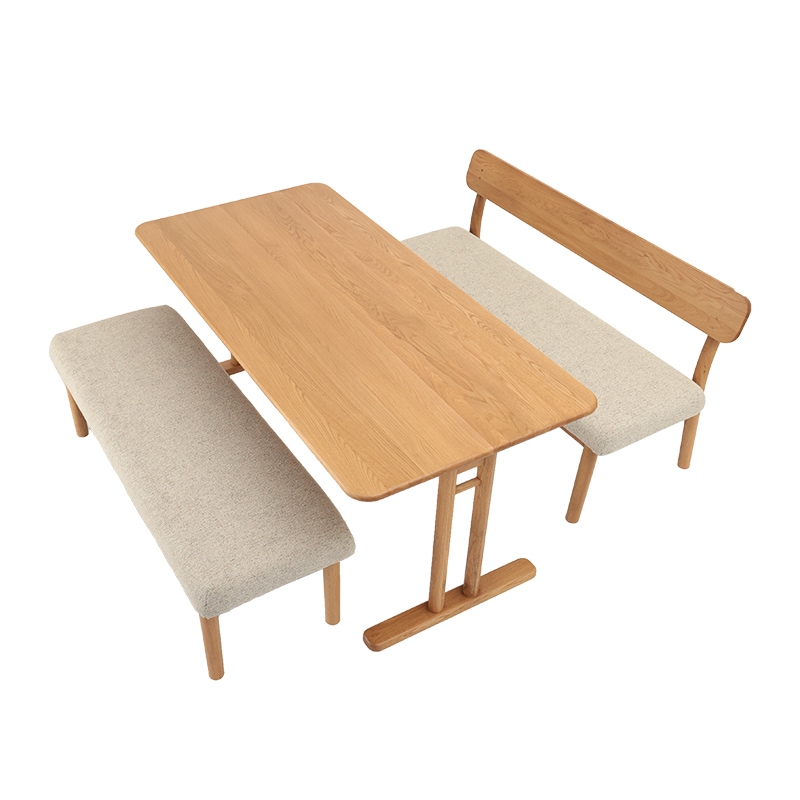 ダイニングセット ファミリア165DT 背付ベンチ140 ベンチ140【大型商品