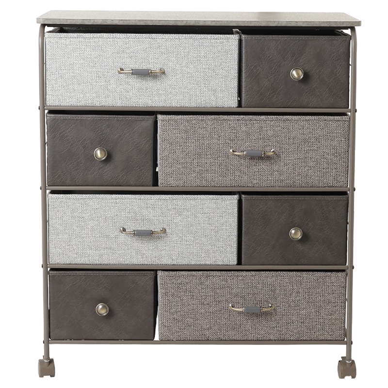 4段チェスト80W IF KT7686-4CE グレー セラミック調【お客様組み立て