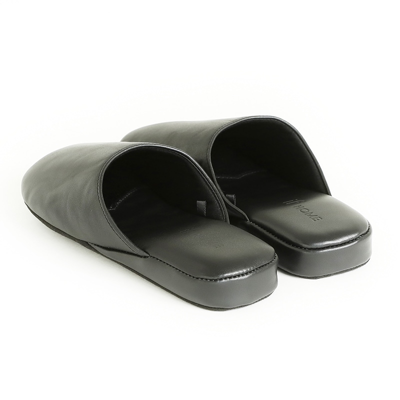 スリッパ レザー3 BK ifHOME ※2サイズ有の通販｜東京インテリア公式通販