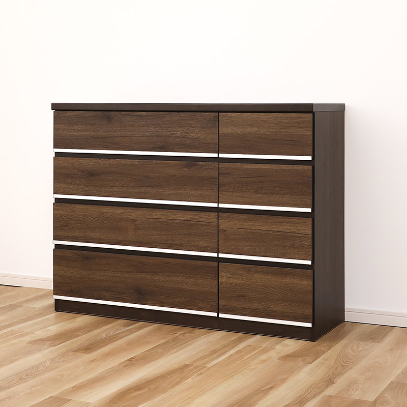 ローチェスト リディⅡ120-4 DBR【大型商品配送】 の通販｜東京