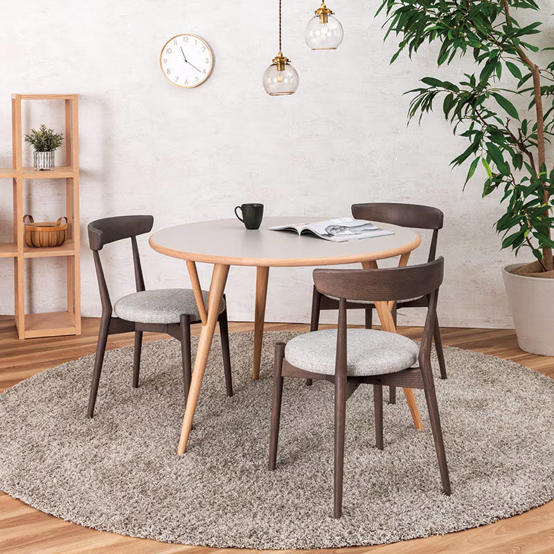 ダイニング4点セット FIKA テーブル TJT1010-K-MG ONC/MG + チェア