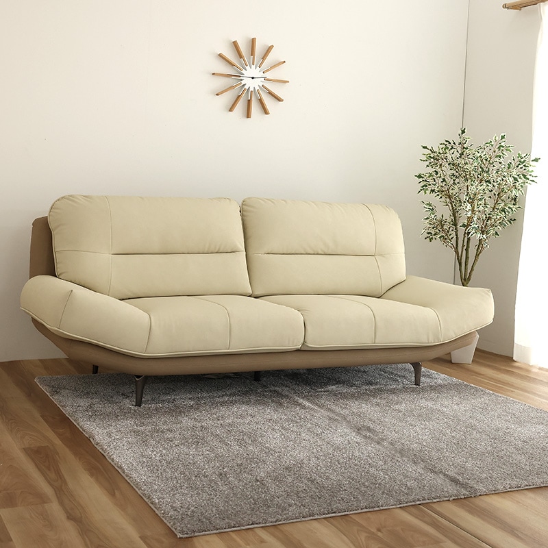 3人掛 ソファ CATZ 3P CUPPUCCINO(HP014-01A/04A) 【大型商品配送】の