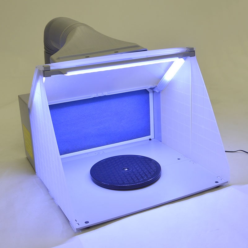 LEDライト付パワフルファン塗装ブース | 【公式】サンコー通販サイト