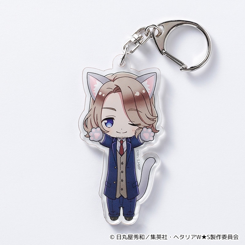 ヘタリアWorld☆Stars】のび猫アクリルキーホルダー（フランス