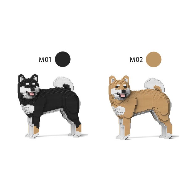 JEKCA BLOC】柴犬 (S・M) | 立体ブロック（JEKCA） | ペット雑貨の店