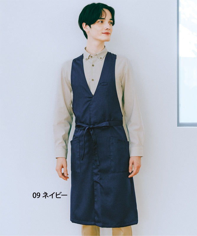 オニベジツイルエプロン[男女兼用][住商モンブラン製品] OV5002｜飲食