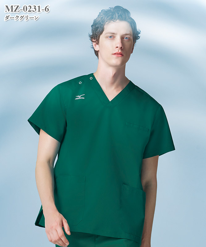 ミズノ男女兼用スクラブ半袖[チトセ製品] MZ-0231｜THS-白衣通販・販売