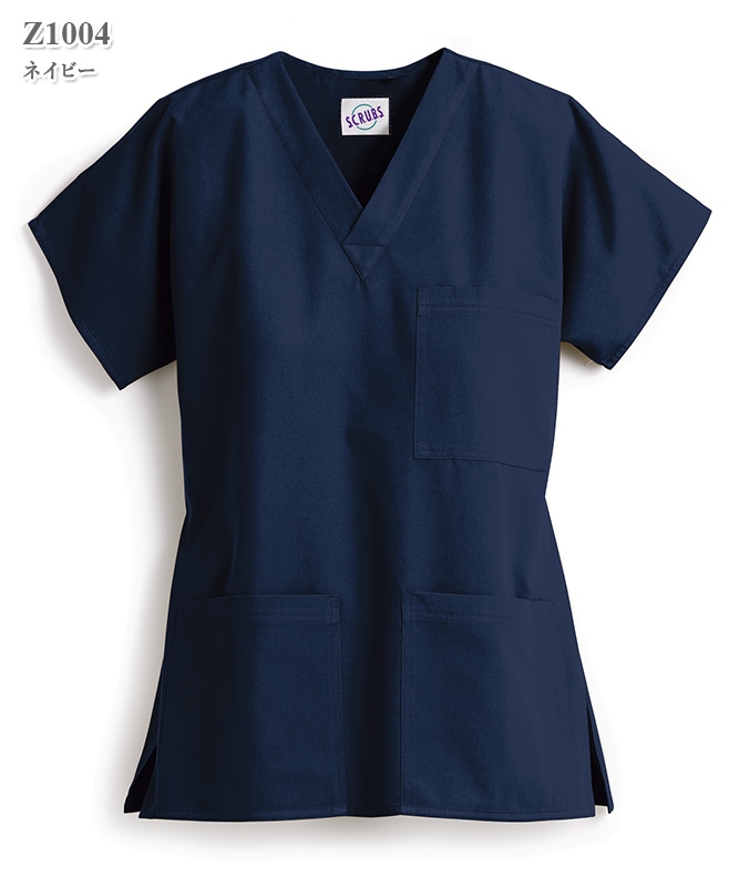スクラブ3ポケットトップ半袖(男女兼用)[スマートスクラブス製品