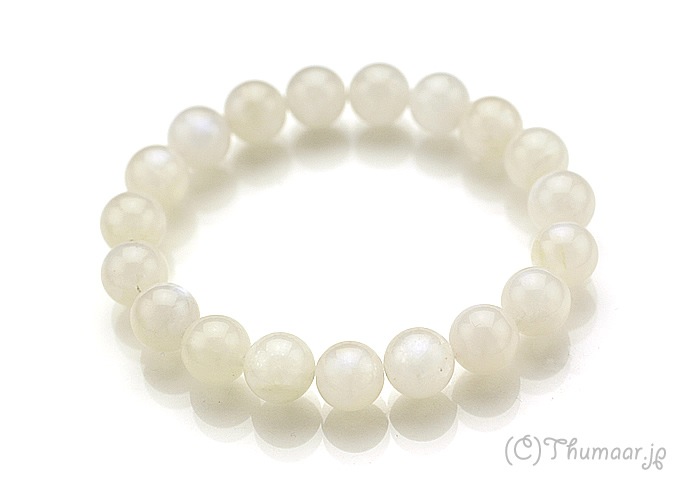 アルバイト・ムーンストーンのブレスレット【10mm】｜パワーストーンの