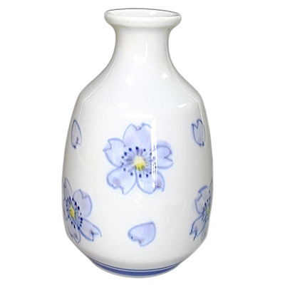 砥部焼・禎山窯・徳利（さくら）【和食器通販e-tobeyaki.com】