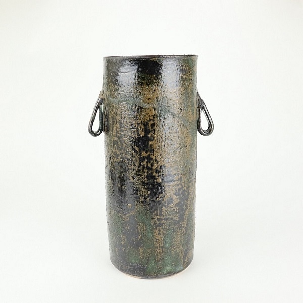 益子焼 大塚雅淑 花器 青 | とちぎの工芸から探す,陶磁器 | とちぎもの